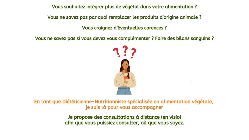 Consulter diététicienne spécialisée alimentation végétale